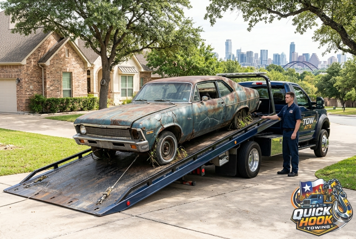 We buy junk cars for cash in Austin TX