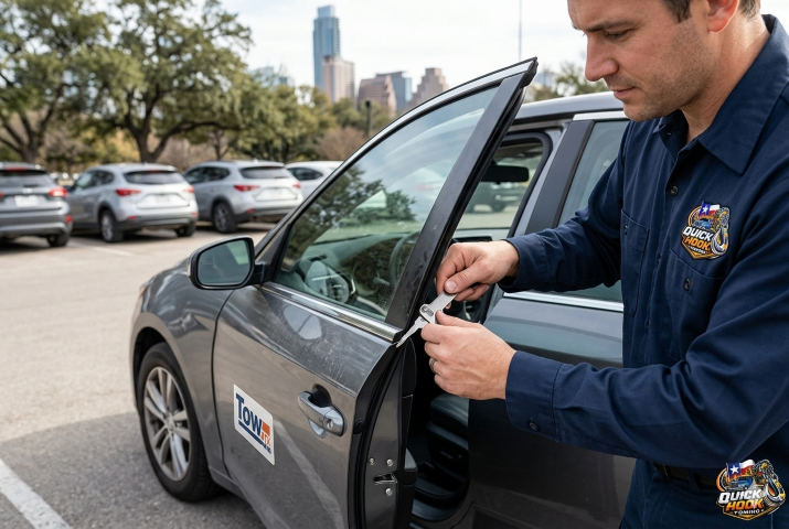 Car lockout unlock service Austin TX